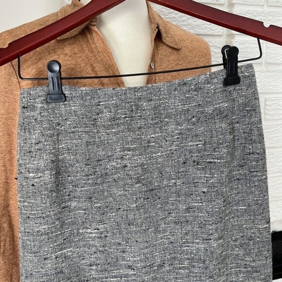 Vintage woven wool skirt made in USA by MICHELE - Picture 2 of 5